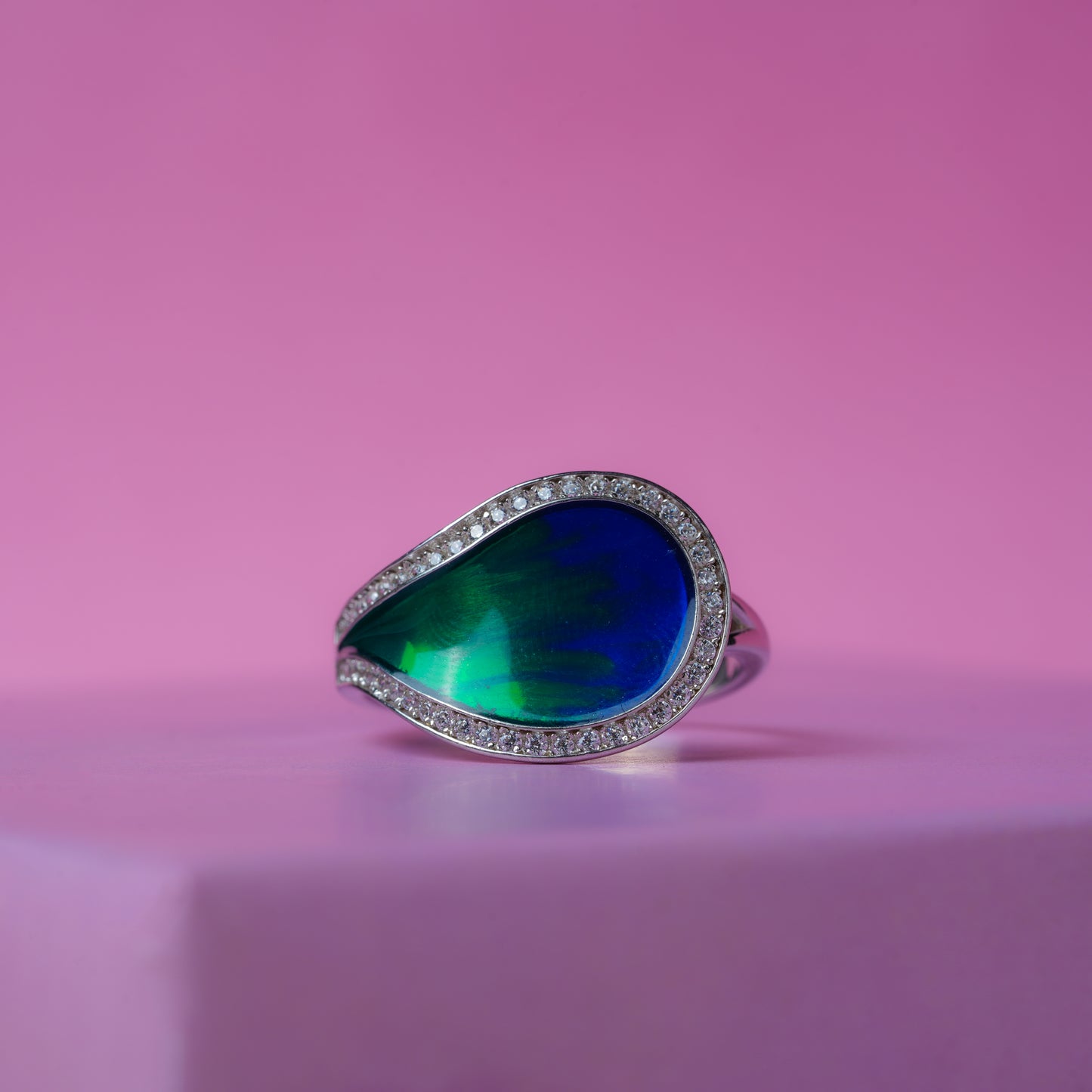 Siren's Gemstone Eye Ring