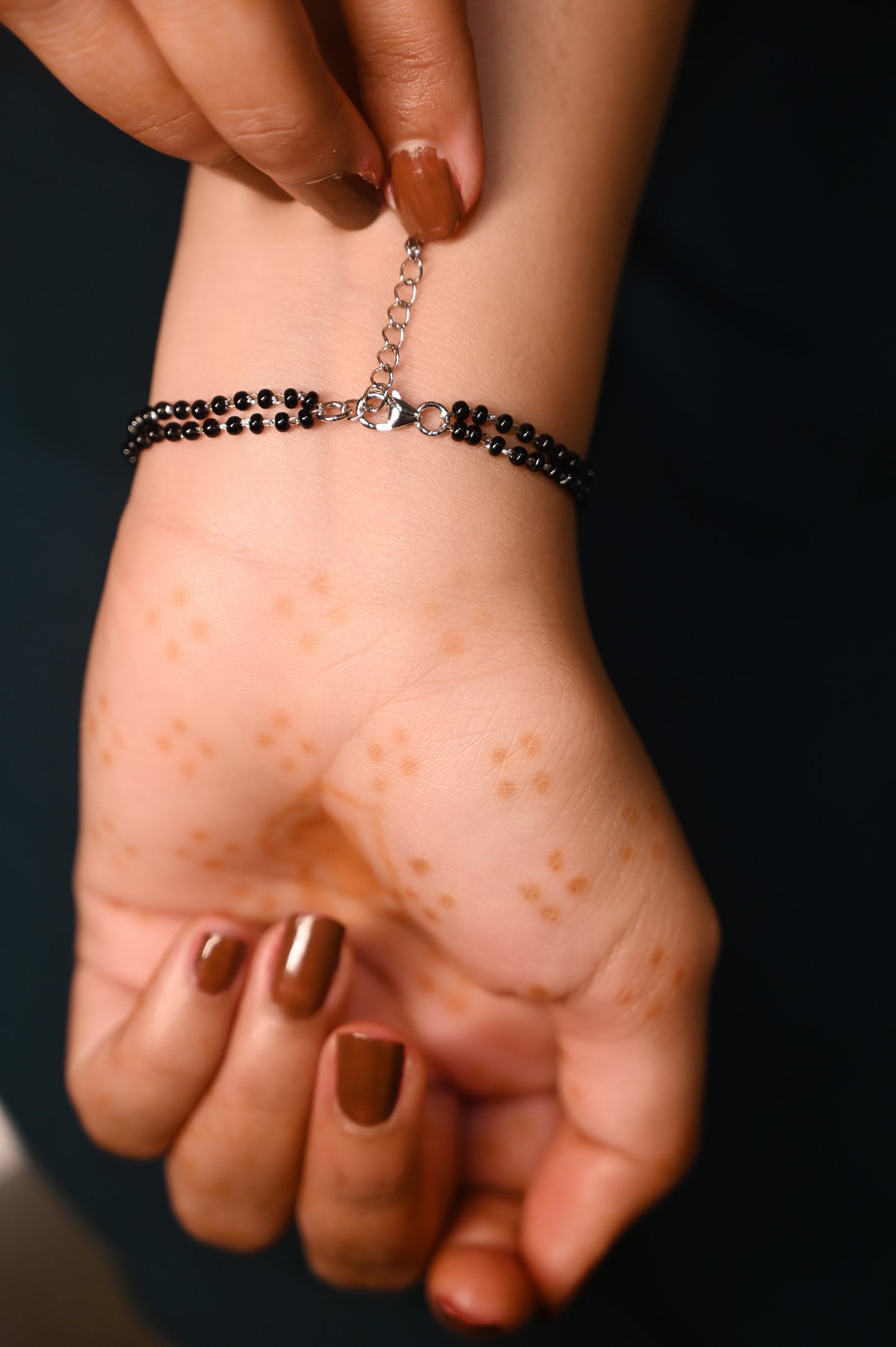 Geometric Triple Mangalsutra Bracelet