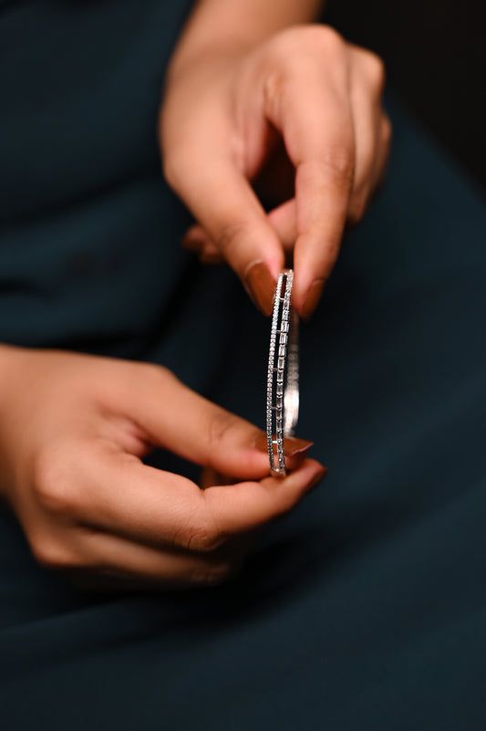 Aurora Dual-Band Zircon Bracelet