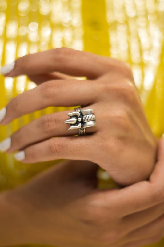Divine Energy Trishul Ring