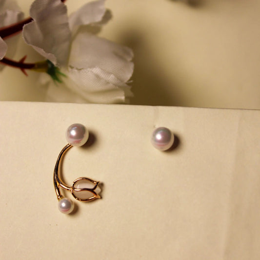 Pearl Tulip Twist Drops