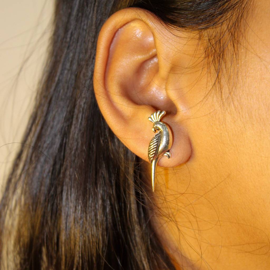 Whimsical Parrot Studs