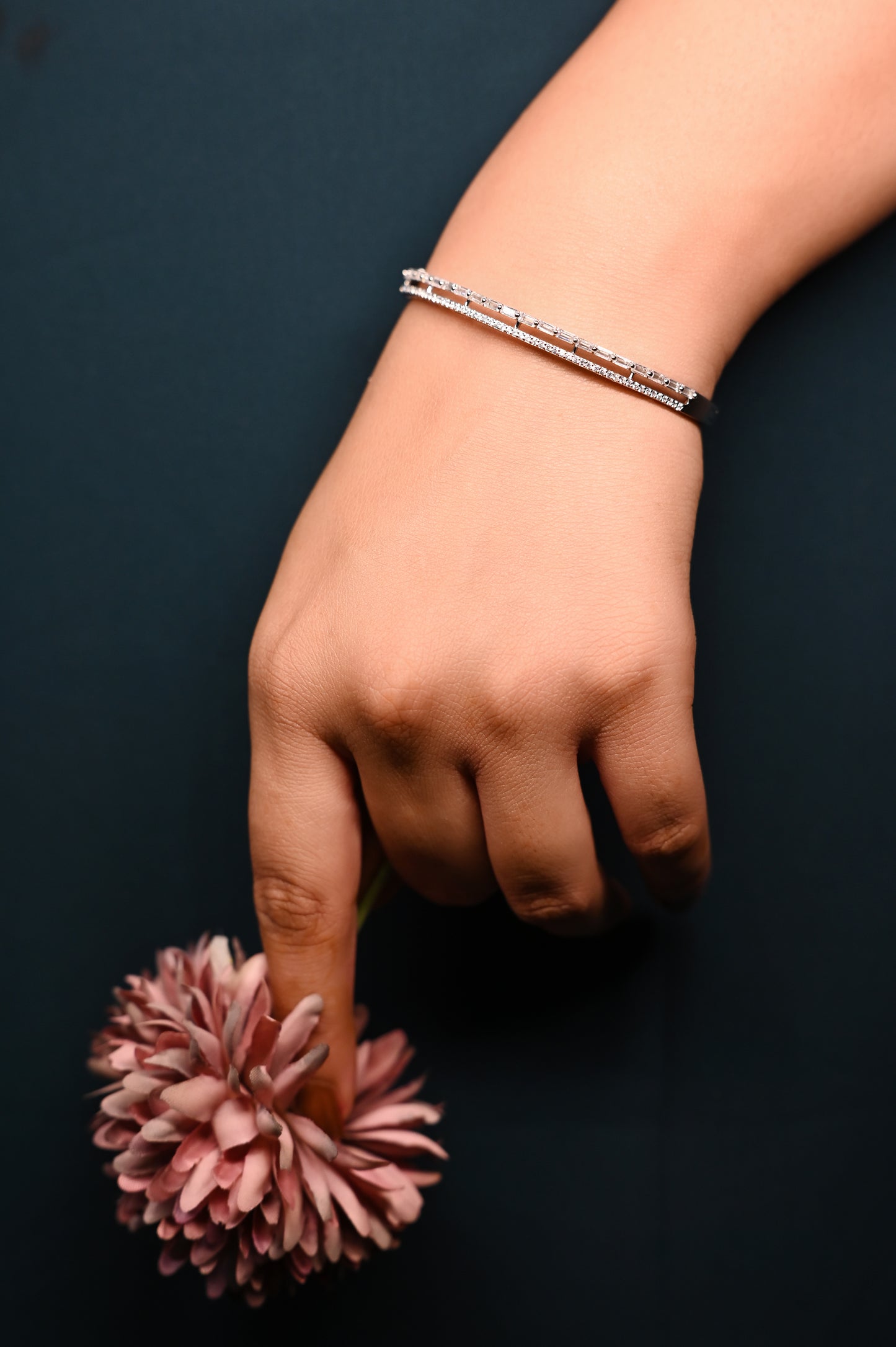 Aurora Dual-Band Zircon Bracelet