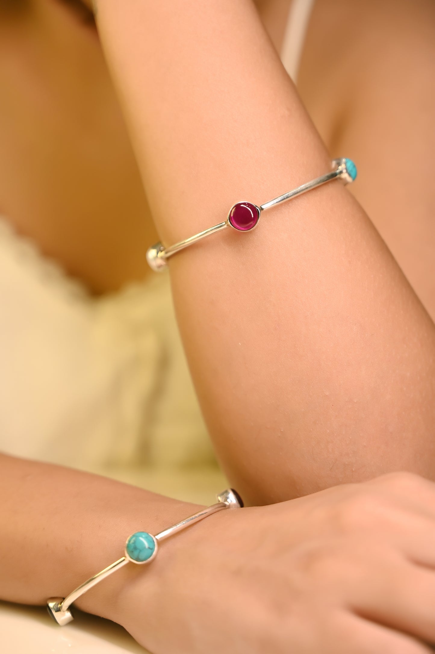 Festive Multistone Elegance Bangle