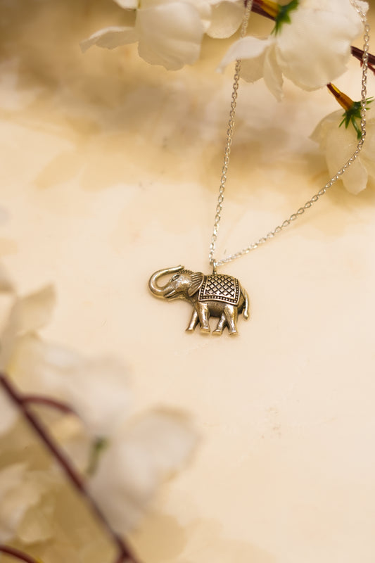 Elephant Carving Wisdom Pendant