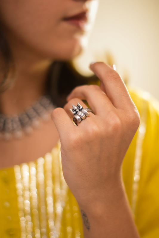 Divine Energy Trishul Ring