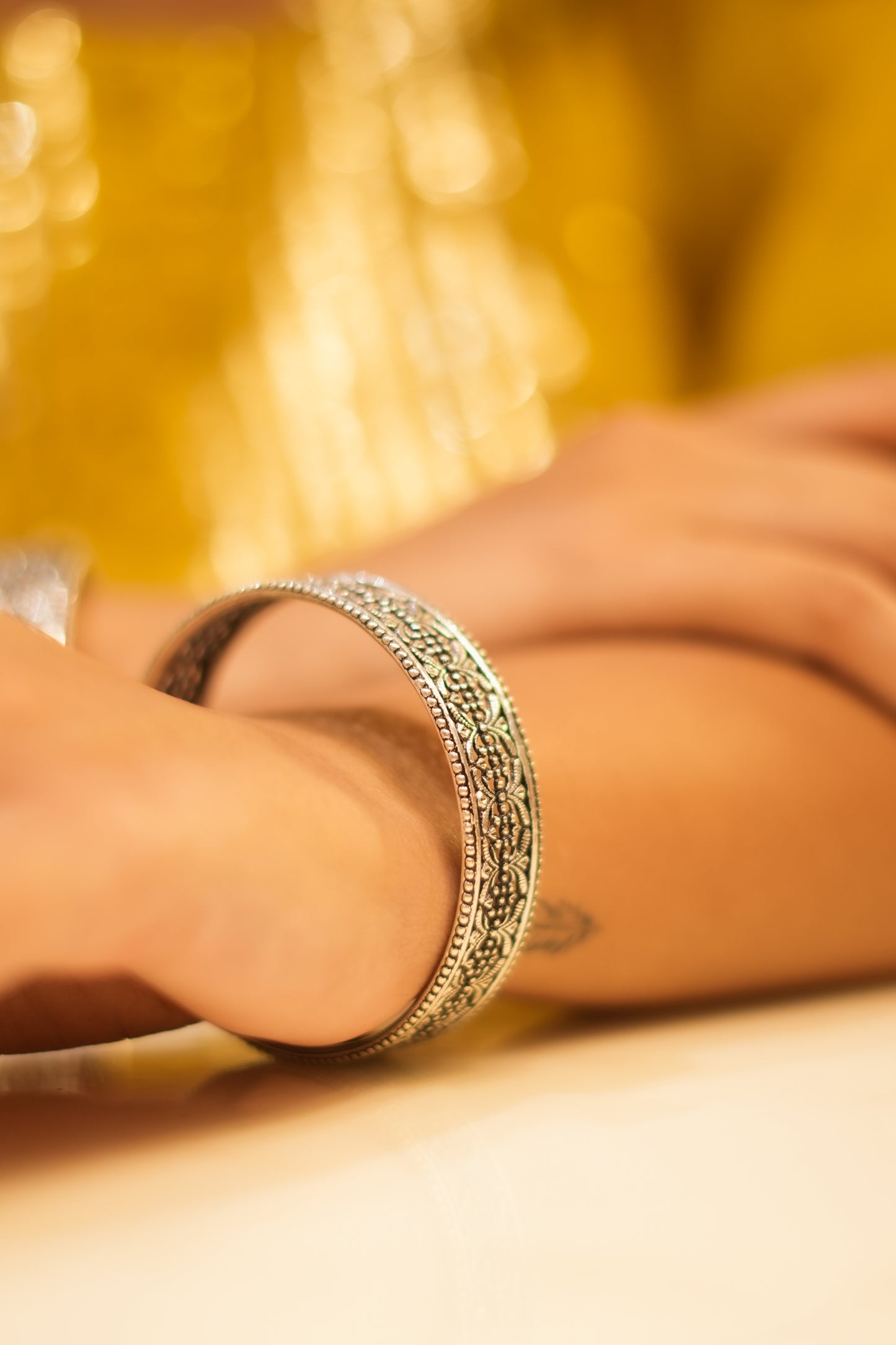 Jali Weave Sequence Bangle