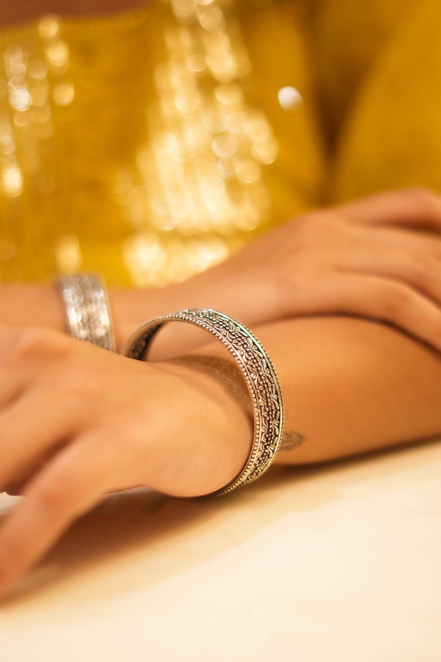 Jali Weave Sequence Bangle