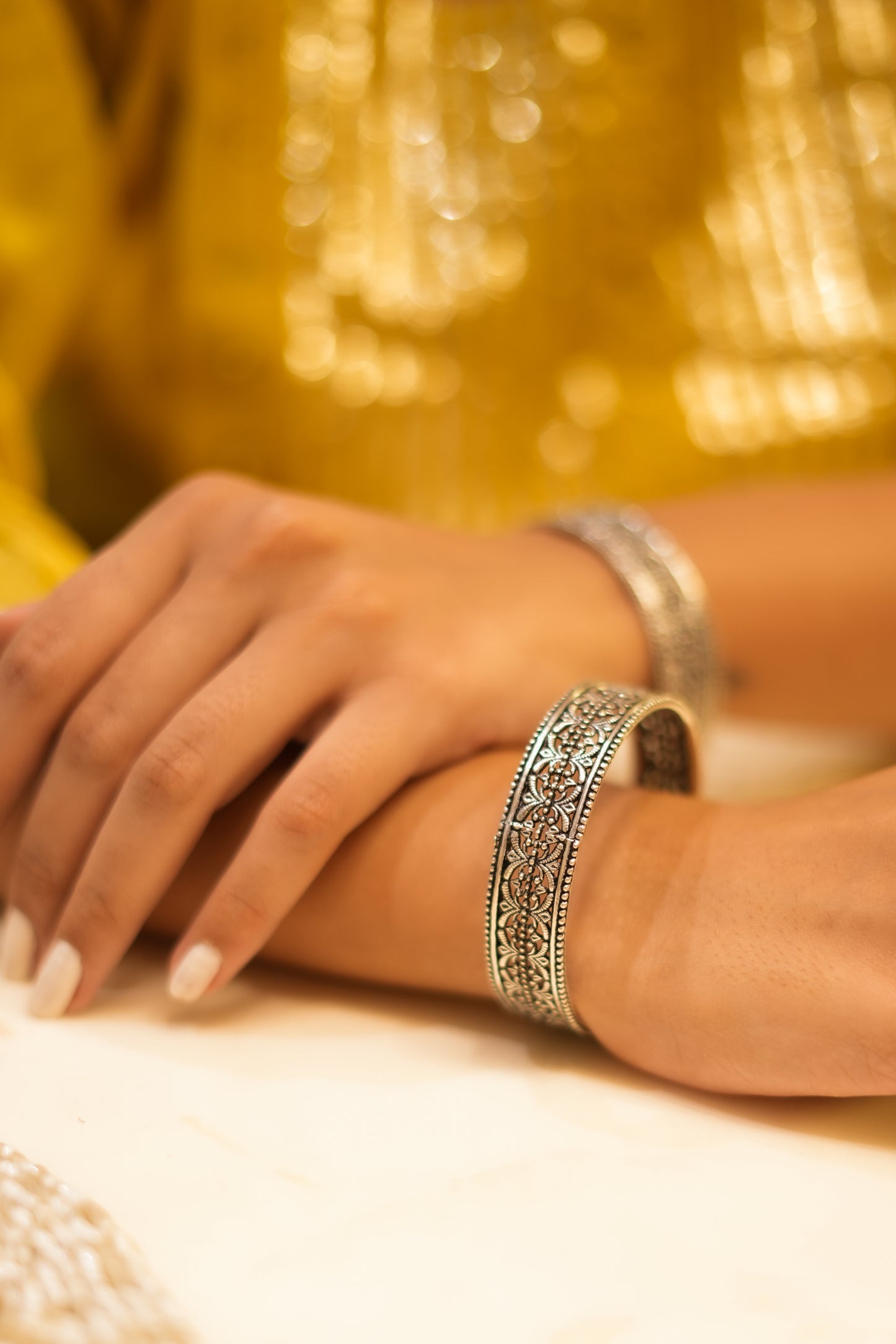 Jali Weave Sequence Bangle